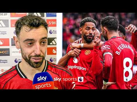 Bruno Fernandes FULL post-match interview Man Utd 3-1 Aston Villa