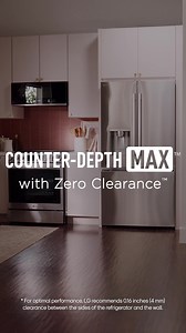 Meet LG’s first-ever Counter-Depth MAX™ refrigerator with Zero Clearance™ | LG Global
