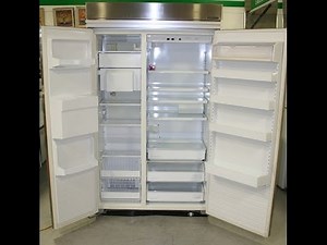 Kitchen Aid Stainless 48" Steel Side-by-Side Refrigerator - Working Demonstration Video