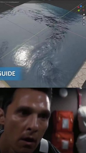 Blender Fluid Simulation 🔥#GeometryNodes #blender