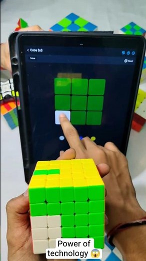 5by5 cube solve by using ai 😱 l ai tricks l cube #shortclips #video