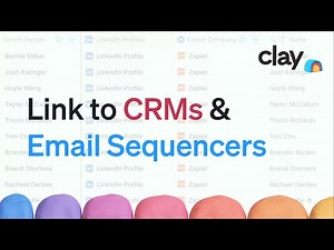 How to Send Contacts to Your CRM or Email Sequencing Tool | Clay Prospecting (5/6)