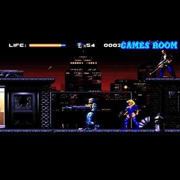 gameplay Robocop vs terminator sega complete FHD with codes