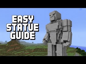 MINECRAFT EASY STATUE BUILD GUIDE