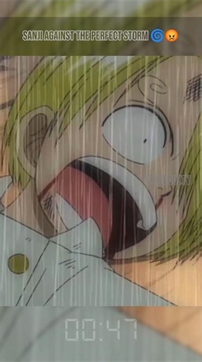 Sanji Against the Perfect Storm 😱🌊One Piece