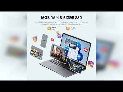 Review: EYY 2 in 1 Laptop Computer, 15.6" 16GB DDR4 512GB SSD Touchscreen Notebook, AMD Ryzen ...