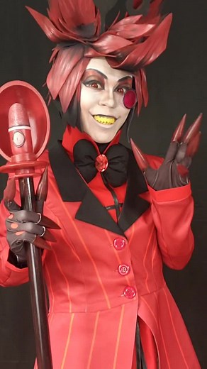 Dad jokes... #Alastor#alastorcosplay#hazbinhotel#hazbinhotelcosplay