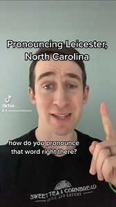 A lot of people ask us how to pronounce “Leicester.” This one is for y’all. #PronouncingNC | North Carolina Museum of History