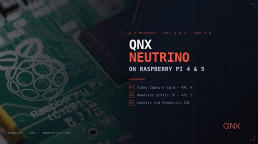 Setting up QNX Targets - Raspberry Pi 4 5 | Akhil Gollapudi
