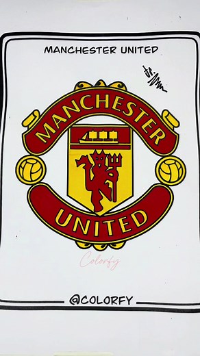 Manchester United ASMR Coloring Book