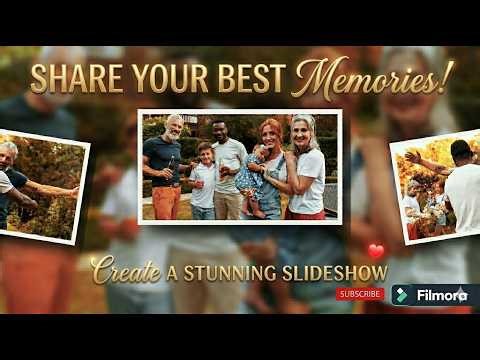 Cinematic Photo Slideshow in Filmora 15 | Easy & Professional Tutorial
