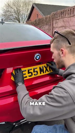 Magnetic vs Clear Number Plate Clips 👀 | Clean BMW Fitment Test