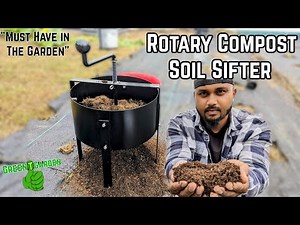 Rotary Soil And Compost Sifter ! Unboxing and Review ! #gardening #soil #compost