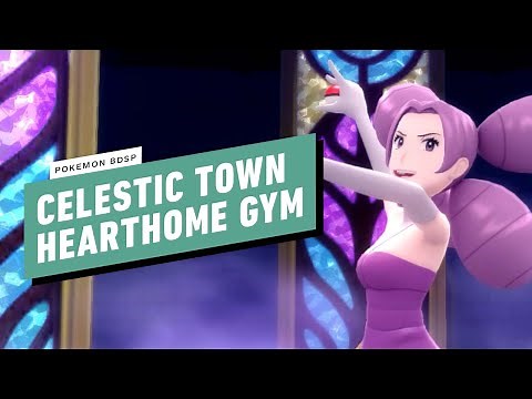 Pokemon Brilliant Diamond Shining Pearl Walkthrough Part 25 - Celestic Town, Hearthome Gym