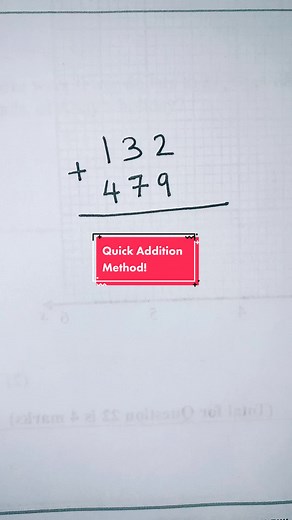 Quick Addition Method for Left to Right Calculation