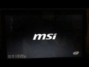 Laptop MSI CR240 Bios Update