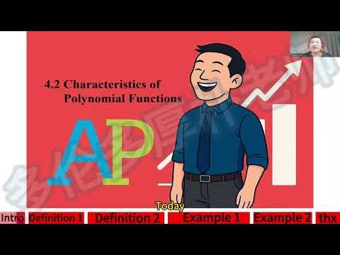 AP Pre-Calculus – 4.2 Characteristics of Polynomial Functions