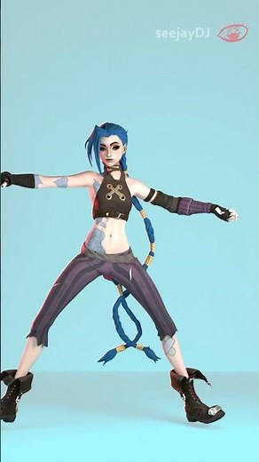 Jinx does wayyyyy more than dance ;) Music: FUNKED UP - xxanteria #arcane #leagueoflegends #fortnite
