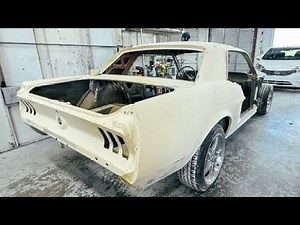 Restoring An Abandoned 1967 Ford Mustang!! Ep2: Final Coat Of Primer Before Paint!