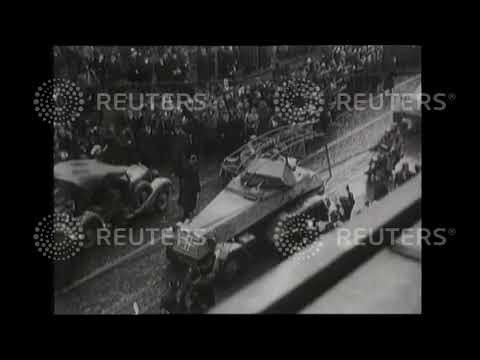 1939 Wehrmacht enter Moravia, Czechoslovakia