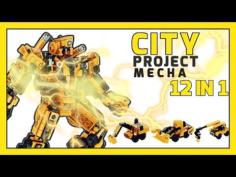 Building blocks passionate's - City Project Mecha 12 in 1 (633008) A-B-C | LEGO Speed build 1/5