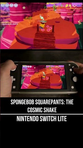 SpongeBob SquarePants: The Cosmic Shake Nintendo Switch Lite Gameplay