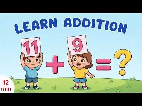 Learn to Add for Kids! | Teach Kids Addition with Fun Games | Hi Friends!