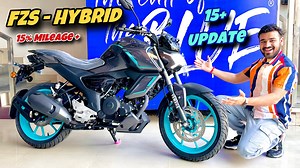 1.3M views · 17K reactions | अब माइलेज 100 का दुनिया की पहली Hybrid मोटरसाइकिल Yamaha FZS Hybrid 2025 Model || Whats New Updates Full Review | fz s 1.4 Lakh  Yamaha Motor TW | Technical SHT | Facebook