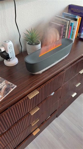 This air humidifier is great for this winter weather! #airhumidifier #humidifier #fireplacehumidifier #qvc #roomessentials