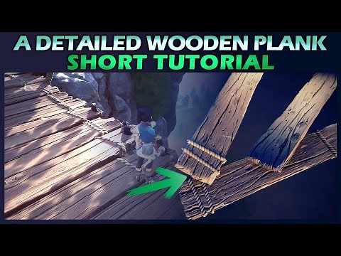 How I made super detailed stylized Wood (Short Tutorial) | Dreams PS4/PS5