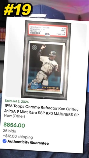 Ken griffey Jr. Baseball Card Inserts from the '90s Recently Sold - #baseballcards #sportscards #gradedcardinvestor | Grradeddcardiinvestors11