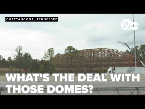 Large domes rise along I-75 as Chattanooga works towards preventing sewer overflow
