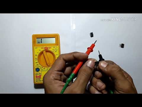 How to check NE555 in multimeter // NE555 project // NE555 IC Checking // NE555 Timer IC