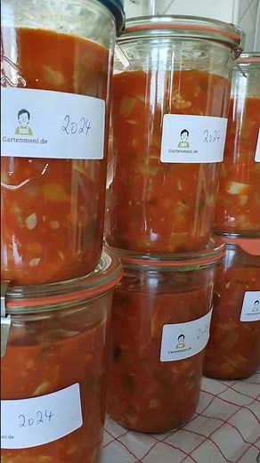 Eingekocht: Zucchini & Paprika - Sowas von lecker! #einkochen