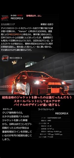 EX3. Shutokou Battle 2025 (Short Boss Strategy) ∶RECORD:X