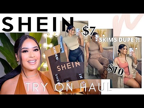 SKIMS DUPES ?! HUGE SHEIN FALL BASICS TRY ON HAUL | 13+ ITEMS | AFFORDABLE SIMPLE / BASICS HAUL