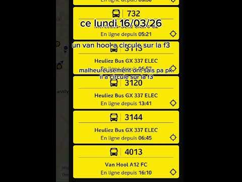 L'histoire du van hool sur la f3...