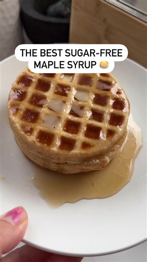 I’ve spent at least $100 trying out different sugar-free maple syrups and they’re all 🤮 but i’m here to tell you that I finally found the one - Livlo Maple Syrup by @livlofoodco . You need to try this one out. #sugarfree