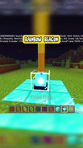 Rainbow Beacon In Minecraft