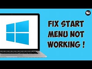 How To FIX START MENU NOT WORKING Windows 11 [2026 Quick Fix]