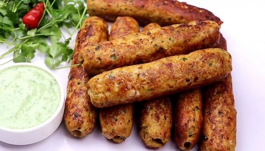 Delicious Chicken Cheese Seekh Kabab Recipe