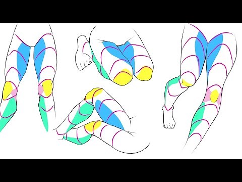 How to Draw Easy Legs for Beginners【Tutorial】