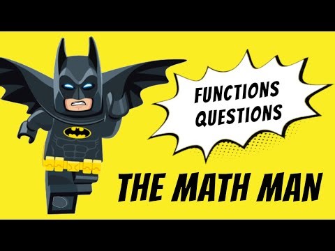 IGCSE Add Math | Inverse Functions, Domain & Range | Past Paper Questions