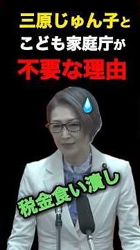 Junko Mihara and why the Agency for Children and Families is unnecessary #JunkoMihara #AgencyforC...