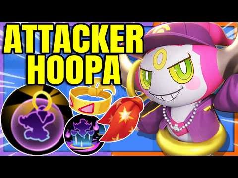This ATTACK SPEED BUILD on TRICK HOOPA is better than some ATTACKER | Pokemon Unite