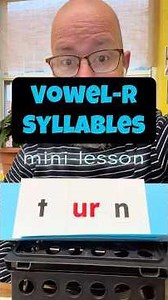 Vowel R Syllables | mini-lesson | Mr. Wolfe’s Classroom