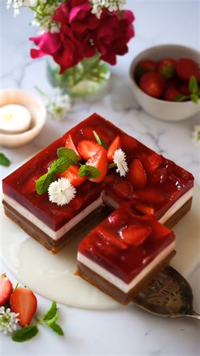 This cake gets more beautiful with every step