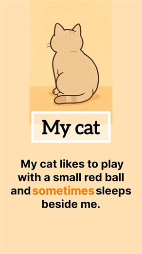 ✨ Learn English through a cute and simple story — “My Cat.” This...