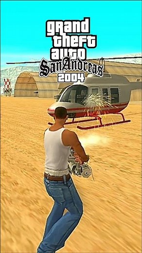 Cómo conseguir el helicóptero indestructible en GTA San Andreas #gta #gta5 #fyp