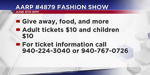 AARP holding fashion show fundraiser for local students